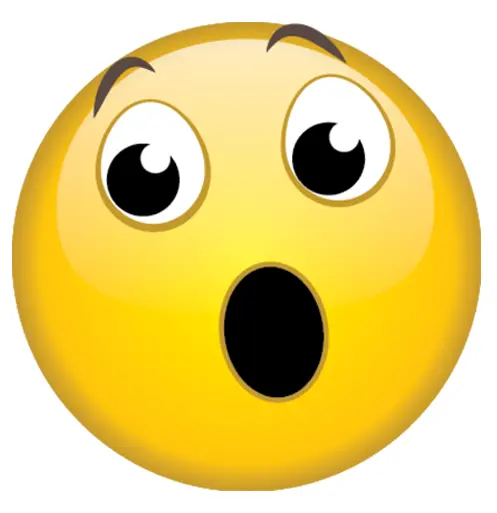 Emoticon Emoji Surprise Happiness Surprise Facial Expression Clipart Png Scared Emoji Transparent Background