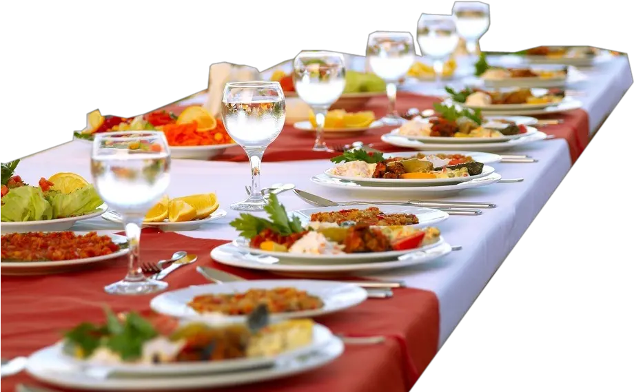 Download Hd Dinner Table Food Png Dinner Table With Food Png Dinner Table Png