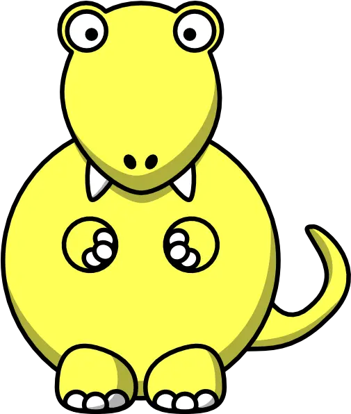 Download Yellow Dinosaur Clipart Png Image With No Cartoon Clipart Polar Bear Dinosaur Clipart Png