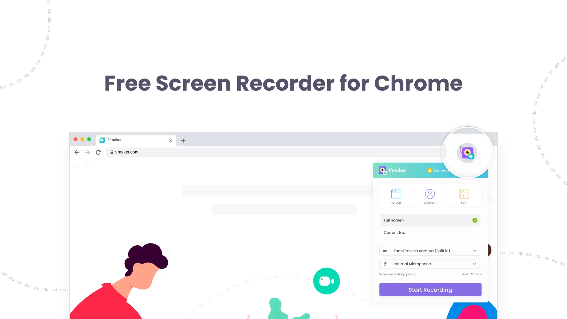 Free Screen Recorder For Chrome Add Chrome Extension Language Png Chrome Web Store Icon