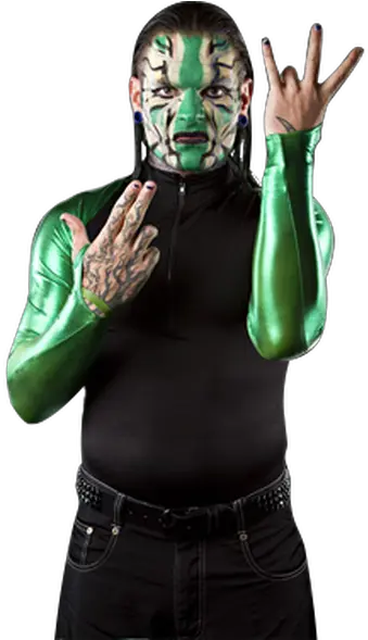 Download Jeff Hardy Green Face Paint Halloween Costume Png Jeff Hardy Png