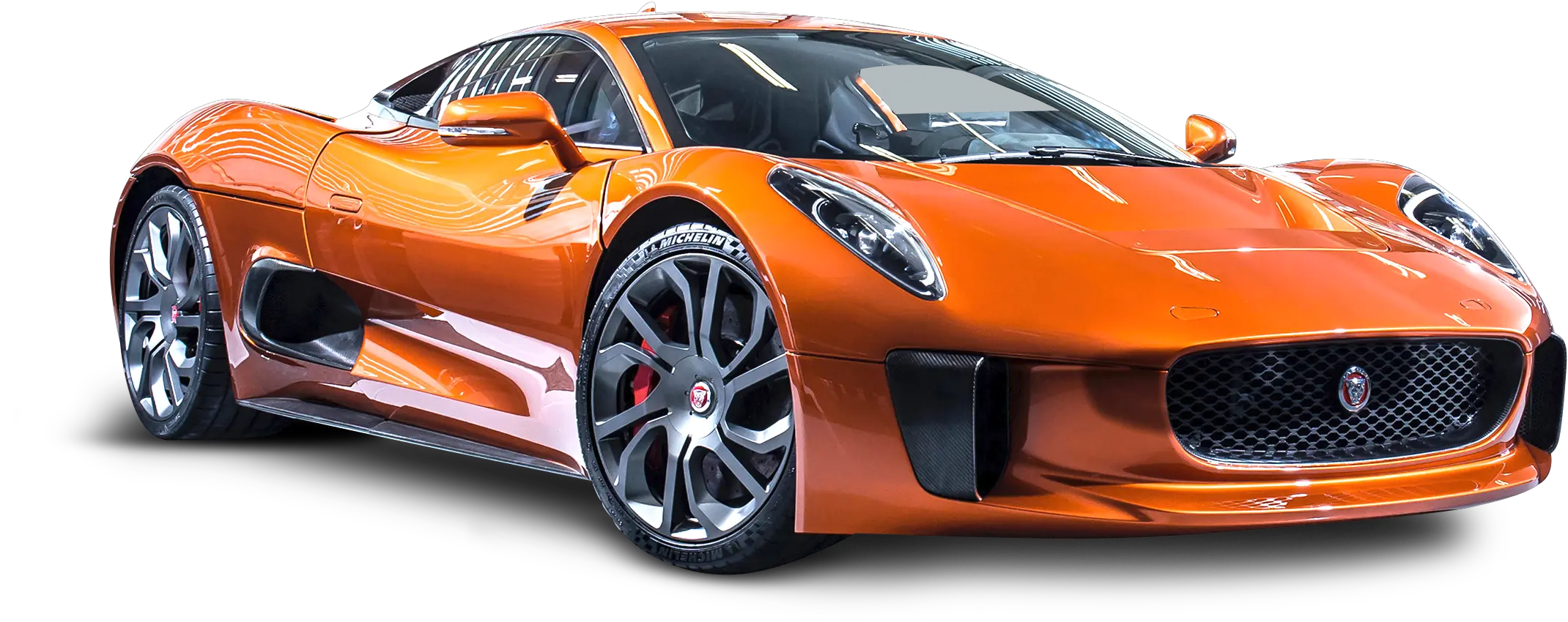 Jaguar C X75 James Bond Orange Car Png Jaguar C X75 Png James Bond Png