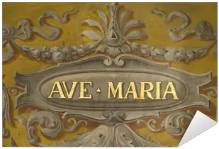 Sticker Ave Maria Fresco Pixershk Ave Maria Gold Color Png Ave Maria Icon