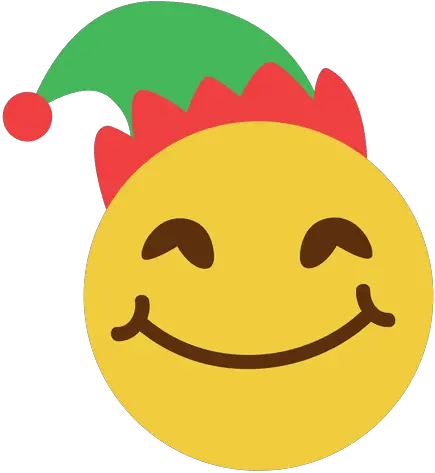 Smiling Elf Hat Face Emoticon 11 Elf Smiley Png Elf Hat Transparent