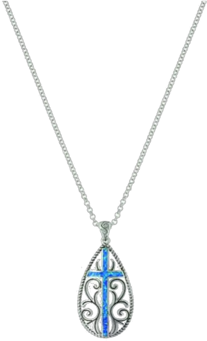 Download Cross Necklace Png Locket Png Image With No Oro Bianco E Topazio Azzurro Parure Cross Necklace Png