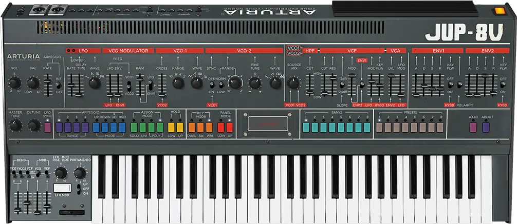 Studio Icons Back To The Future The Roland Jupiter 8 Arturia Jup 8 Png Jupiter Icon