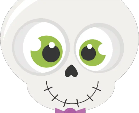 Cute Skeleton Face Clipart Png Image Cartoon Skeleton Face Png