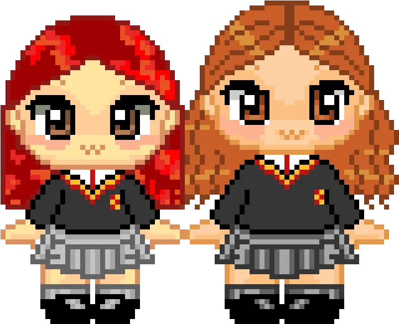Hermione Ginny Pixel Art Maker Pixel Art Hermione Png Hermione Png