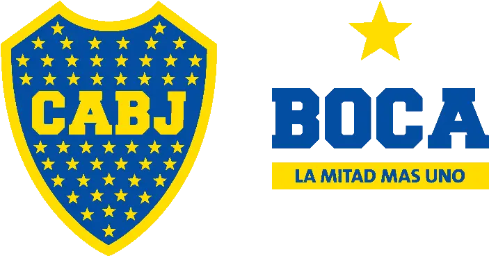 Boca Logo La Mitad Más Uno Escudo Boca Juniors Vector Png Uno Png