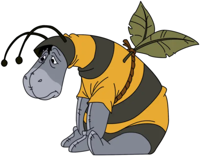 Download Winnie The Pooh Eeyore Bee Png Eeyore Transparent