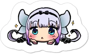 Aqours Under The Sea Sticker By Haloclo18 Design Humans Miss Dragon Maid Png Kanna Kamui Png