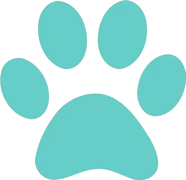 Grey Paw Print Transparent Cartoon Jingfm Teal Paw Print Png Paw Print Transparent