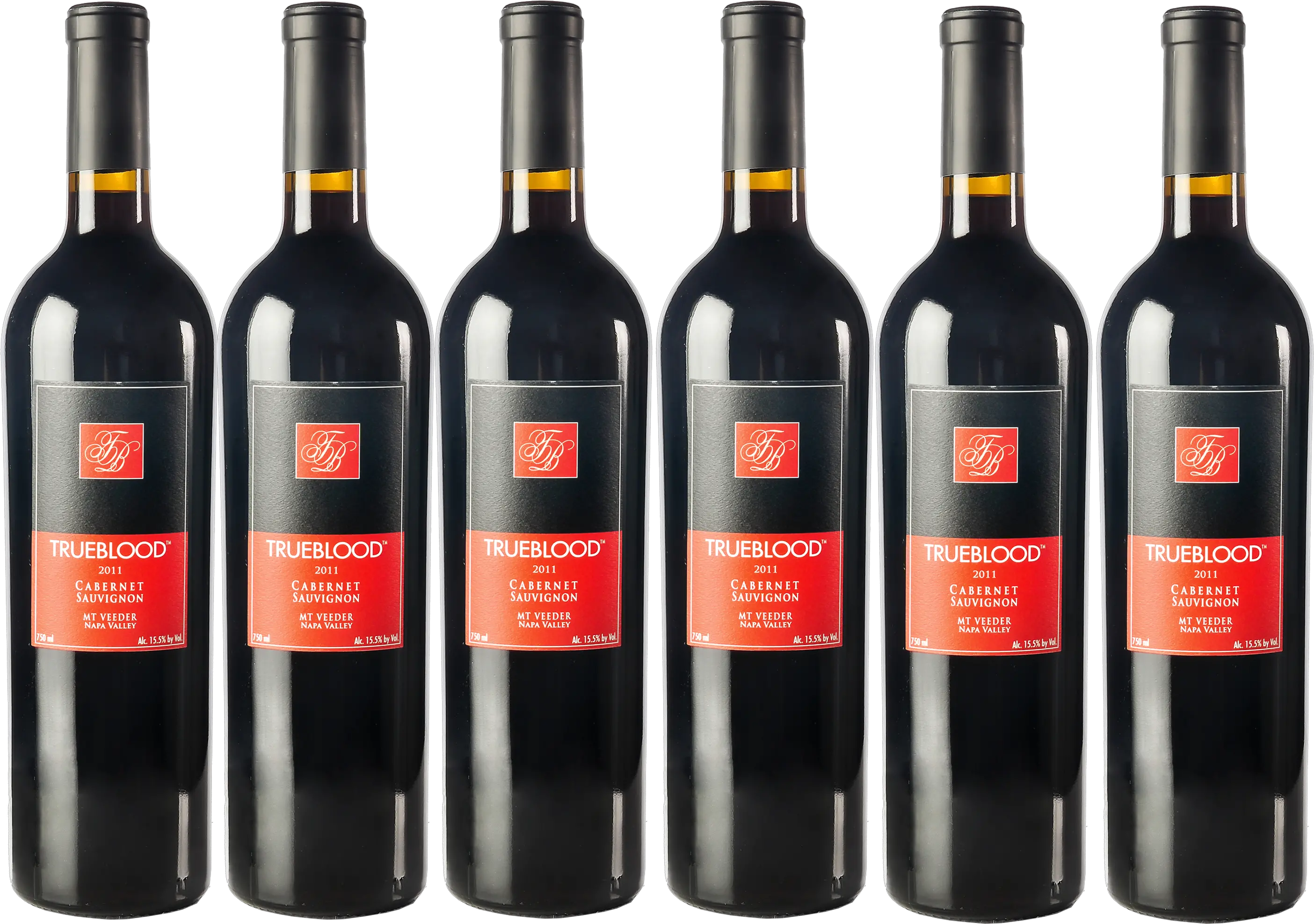 Trueblood Mt Veeder Cabernet Sauvignon 6 Bottle Case Vampire Vertical Png Vixx Icon