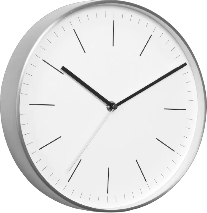 White Clock Icon Png