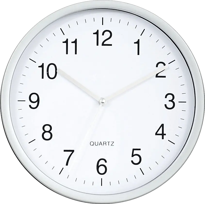 White Clock Face Png