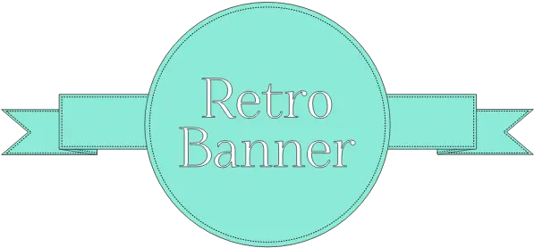 Retro Banner Ribbon Vector Image Free Svg Circle Png Vector Banner Png