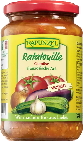 Bio Product Tomato Sauce Ratatouille Rapunzel Naturkost Tomatensauce Rapunzel Png Ratatouille Png