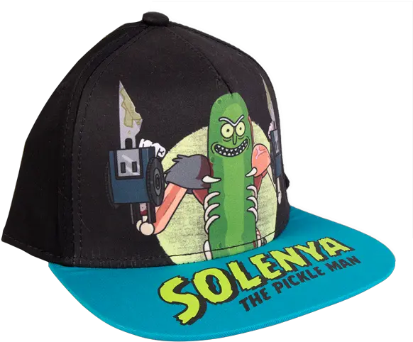 Rick And Morty Solenya The Pickle Man Cap Baseball Cap Png Backwards Hat Png