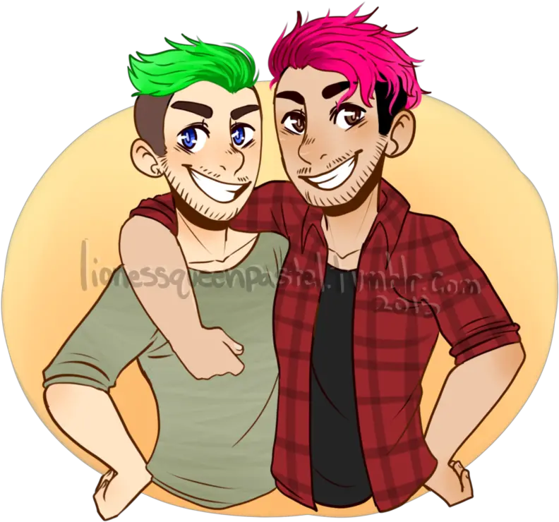 Spongegirl7 Cute Markiplier And Jacksepticeye Fanart Png Markiplier Png