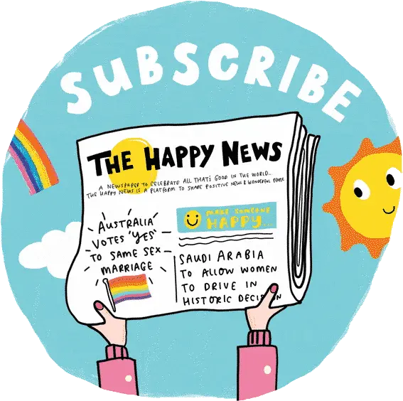 The Happy Newspaper Subscription Happy Newspaper Png Subscribe Gif Png