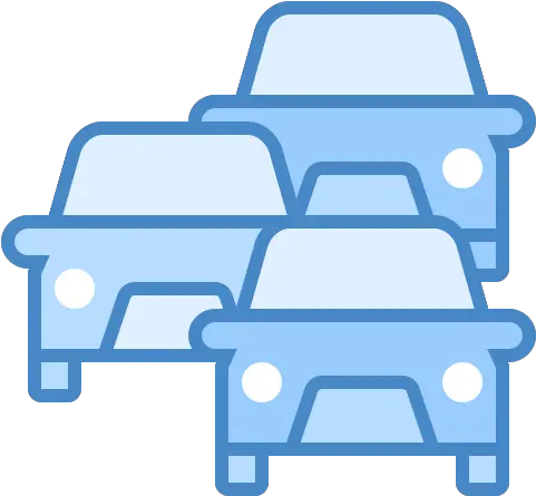 Traffic Jam Icon In Blue Ui Style Traffic Jam Cartoon Ong Png Jam Icon