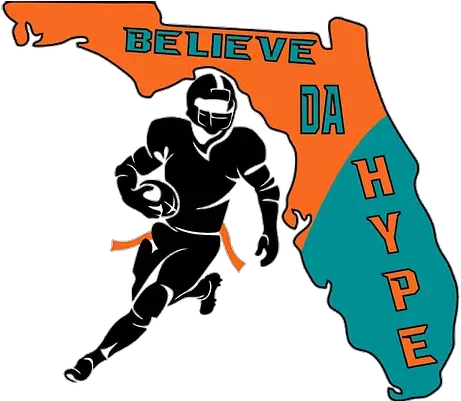 Believe Da Hype American Football Player Vector Png Hype Png