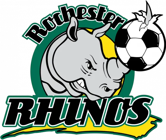 Fifty Epic Sports Logos Rochester Raging Rhinos Png Dodge Ball Logos