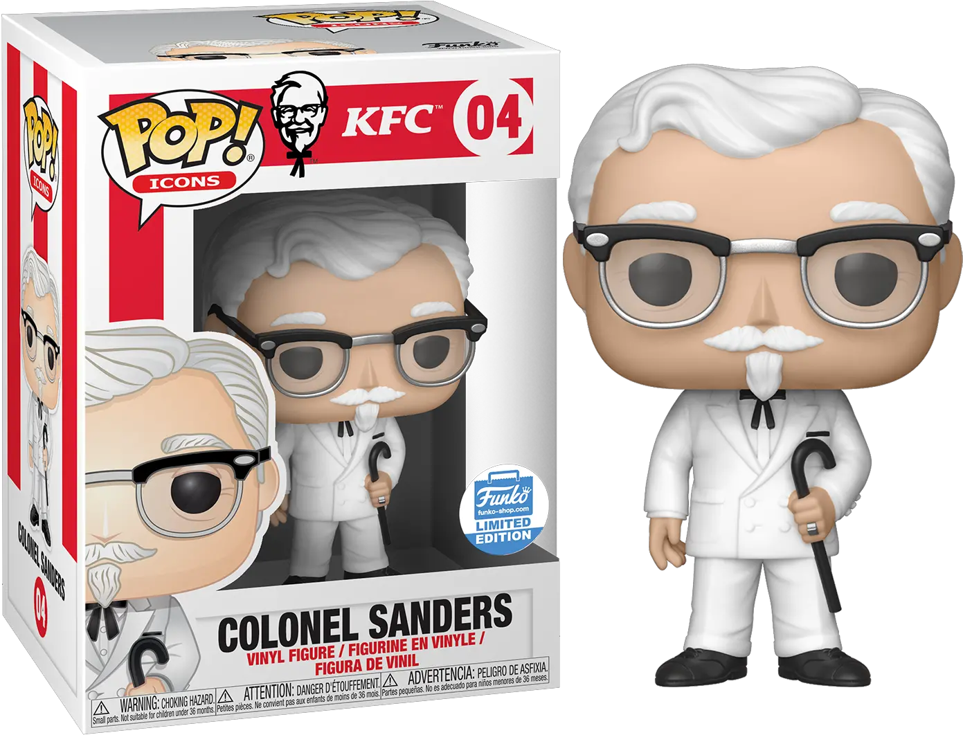 Kfc Kfc Funko Pop Png Kfc Colonel Icon