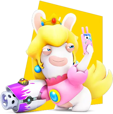 Mario Rabbids Kingdom Battle Characters Ubisoft Ca Mario Rabbids Kingdom Battle Rabbid Peach Png Yoshi Icon