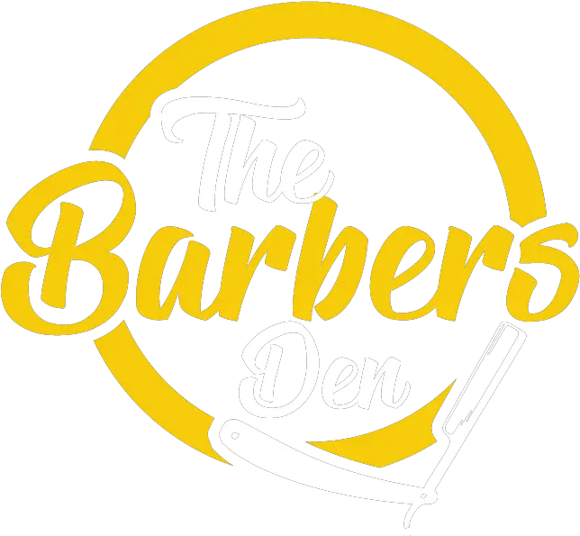 The Barbers Den Barbershop In Huntingdon Cambridgeshire Calligraphy Png Barber Shop Logo