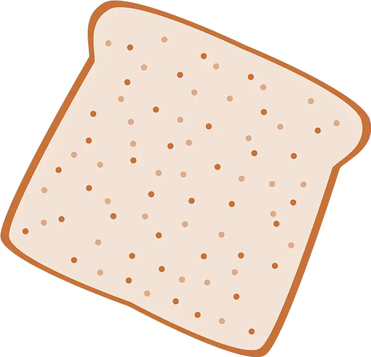 Bread Slice Wholemeal Free Vector Graphic On Pixabay Polka Dot Png Bread Slice Png