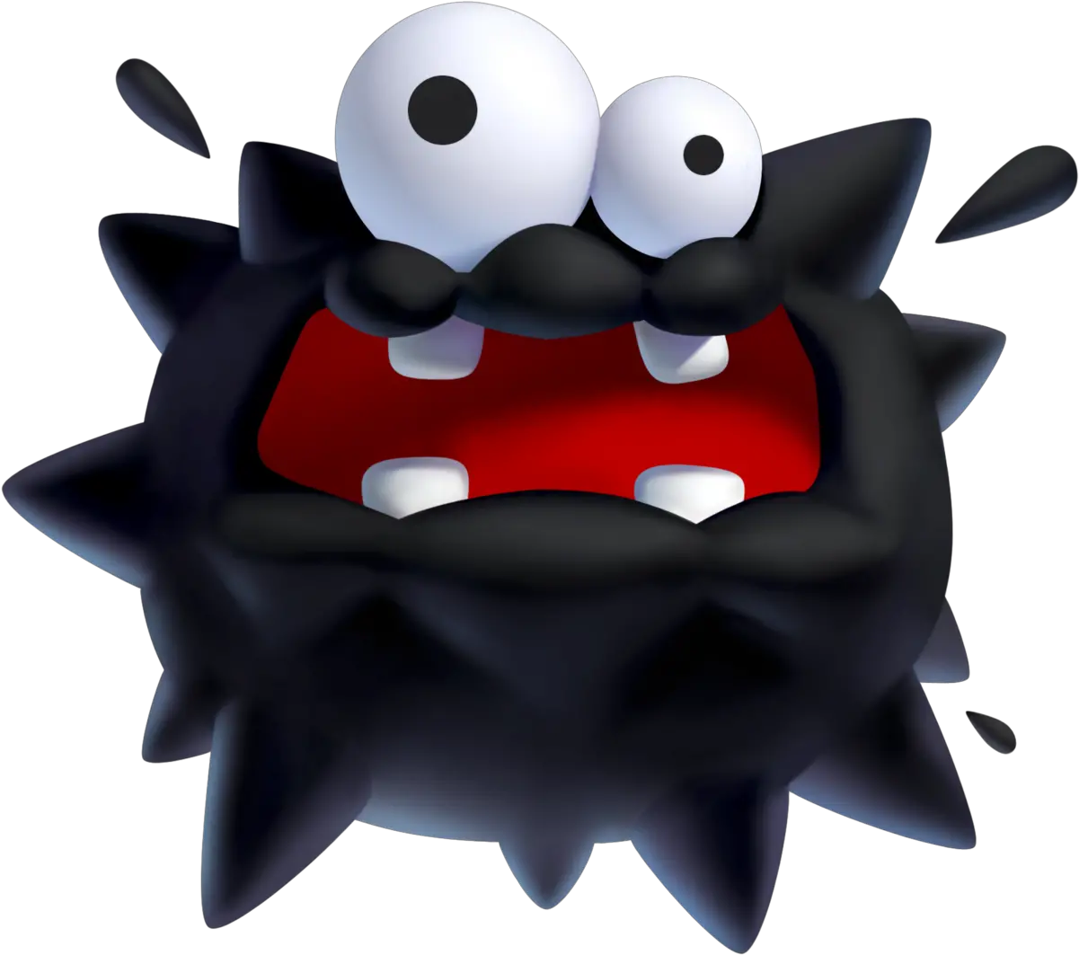 Fuzzy Super Mario Wiki The Mario Encyclopedia Mario Black Spiky Png Charter Icon Clone Hero