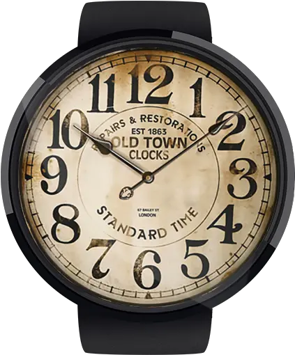 Old Town Hd Watch Face Android Wear Center Old Time Stop Watch Png Watch Face Png