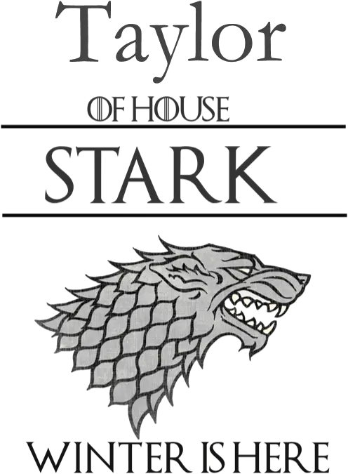 Download Hd Back Design House Stark Logo Png Transparent Game Of Thrones Stark Logo Stark Png