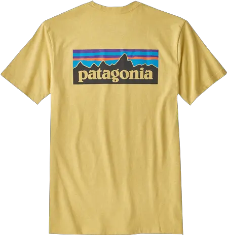 Patagonia P 6 Logo Responsible Tee Sun Yellow Arrow U0026 Beast Patagonia Clothing Png Patagonia Logo Font