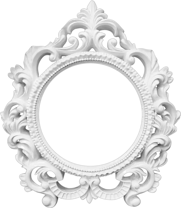 White Oval Frame Png 1 Image Mirror Background For Editing Mirror Frame Png