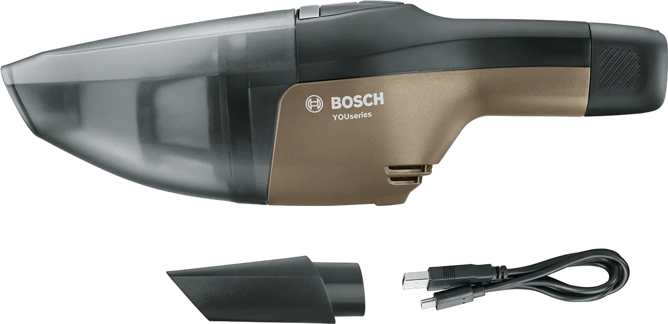 Bosch Youseries Vac Handheld Vacuum Cleaner Goldblack Bosch Youseries Vac Png Vacuum Png