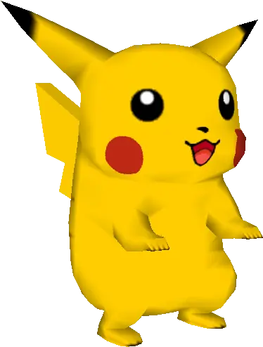 Nintendo 64 Hey You Pikachu 025 Pikachu The Models Hey You Pikachu Models Png Pikachu Png Transparent