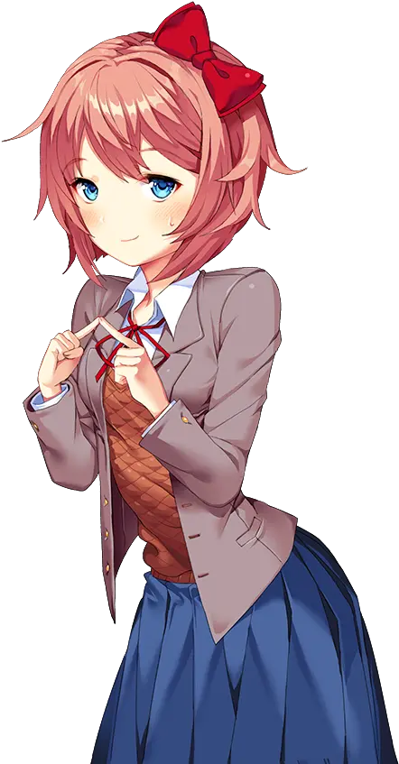 Lenny Face Doki Doki Literature Club Sayori Png Png Doki Doki Sayori Png Doki Doki Literature Club Png