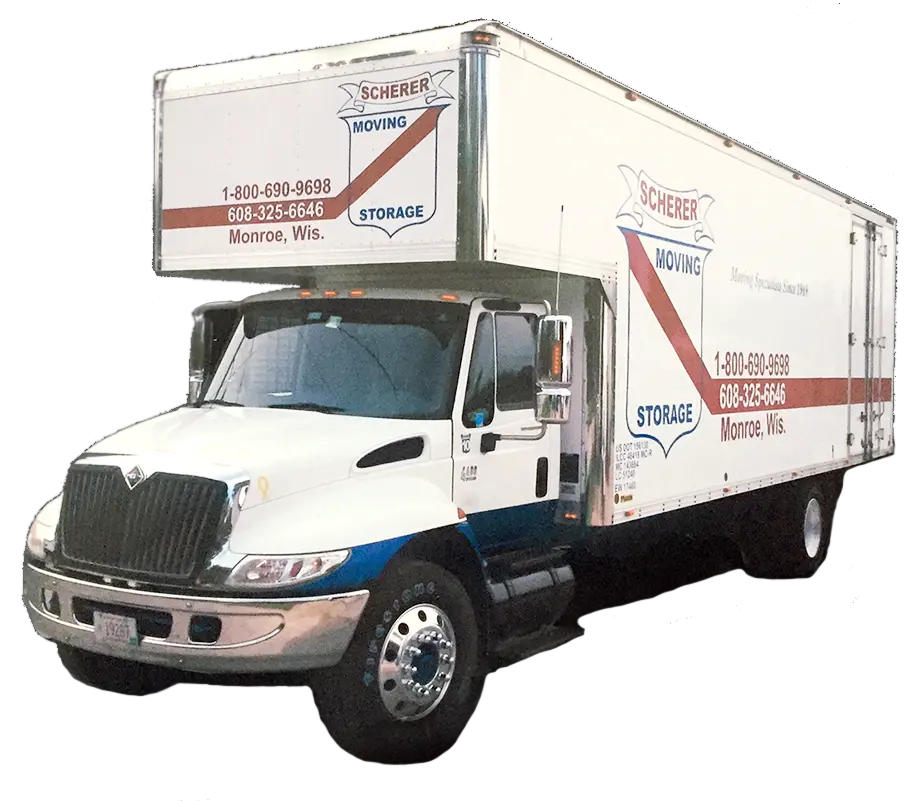 Moving Company Scherer Moving And Storage Monroe Wi Commercial Vehicle Png Moving Truck Png
