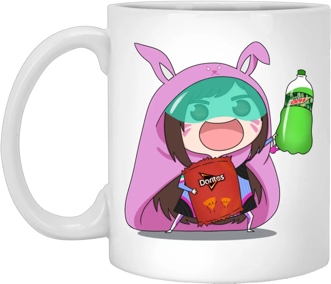 Umaru Dva Gremlin 11 Oz White Mug Umaru Chan D Va Png Dva Png