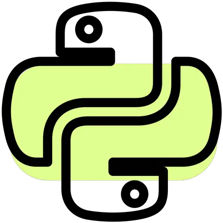 Free Python Colored Outline Logo Icon Language Png Python Desktop Icon