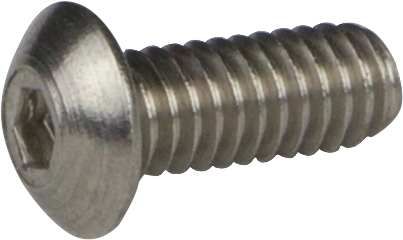 8 32x12 Button Head Cap Screw Stainless Steel Barbell Png Screw Head Png