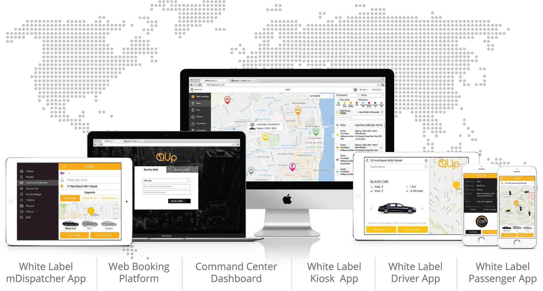 Qup Dispatching System Empower Taxis And Vtc With More Than Screenshot Png Uber App Logo