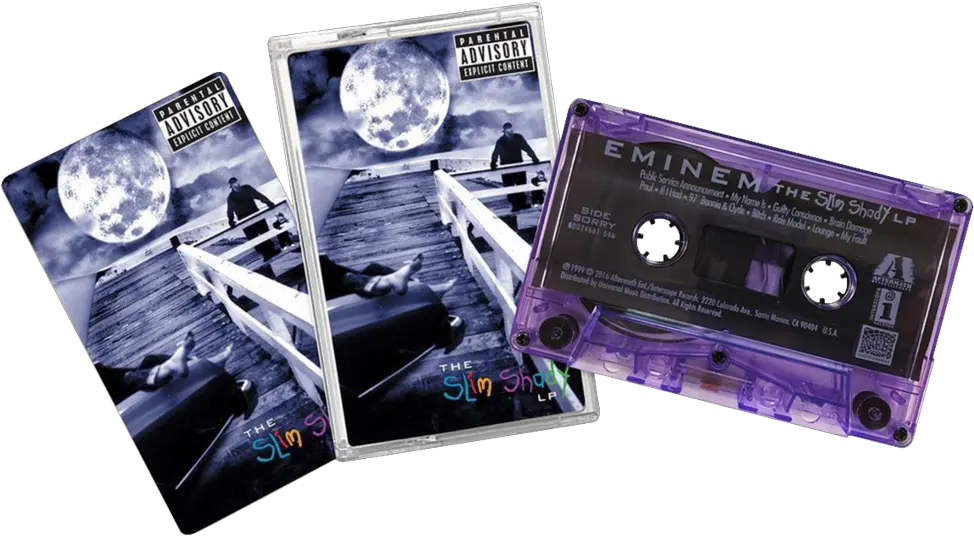 Eminem The Slim Shady Lp Cassette Eminem The Slim Shady Lp Cassette Png Eminem Png