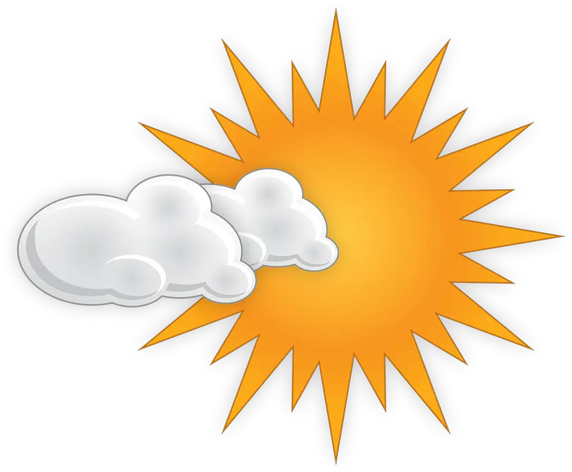 Sol Vector Png Cloudy Sunset Clipground Free Sun Clipart Imagen De Un Sol Sol Png