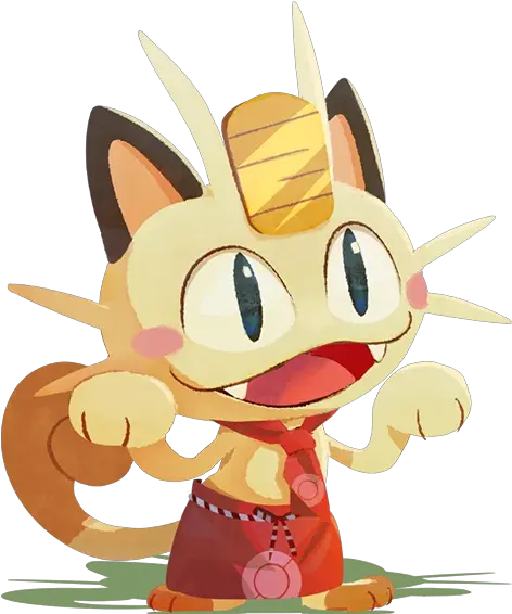 Meowth Game Pokemon Cafe Mix Png Meowth Transparent