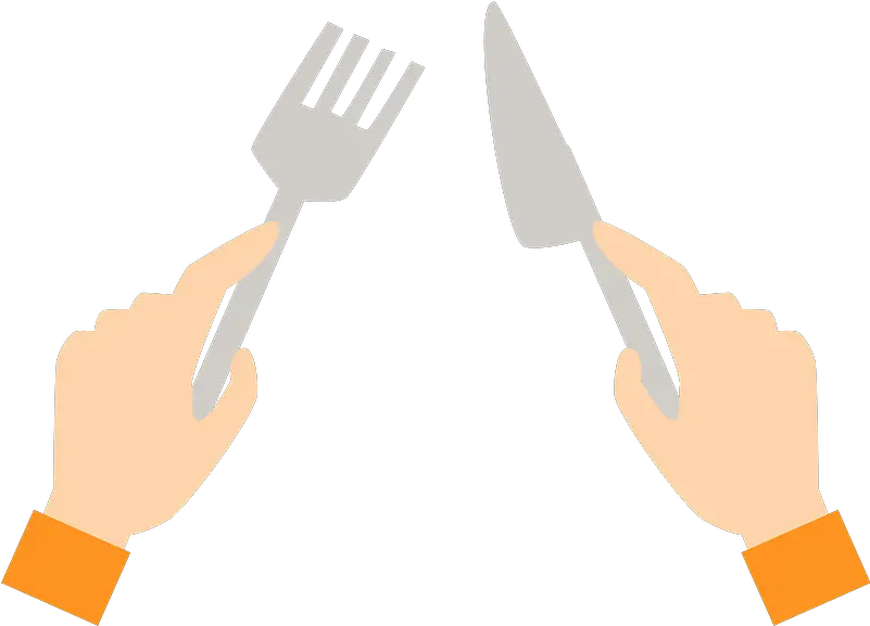 Hands Are Holding A Knife And Fork Clipart Free Download Clipart Of Hand Holding Fork Png Knife Emoji Transparent