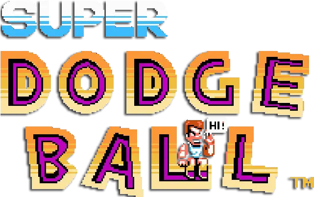 Super Super Dodge Ball Nes Logo Png Nes Logo Png