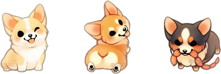 Download Tumblr Puppy Puppys Dog Cute Corgi Corgis Kawaii Happy Png Corgi Transparent